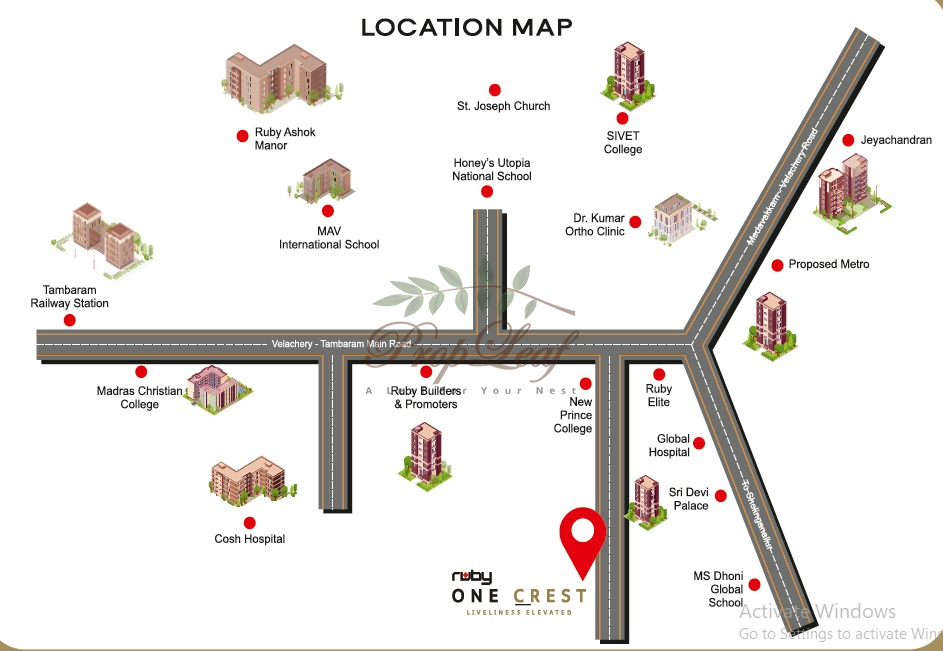 Ruby One Crest Location Map